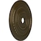Ekena Millwork Cole Ceiling Medallion (Fits Canopies up to 9 1/8"), 25 3/8"OD x 3 3/8"ID x 1 3/8"P, Brass CM25COBRS - alternate 2